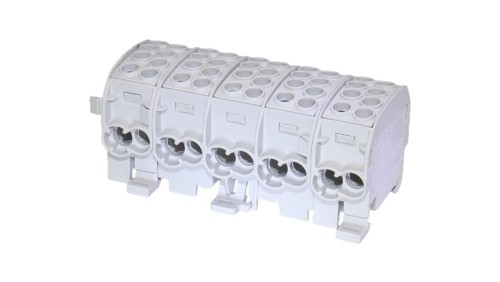 Blok rozdzielczy-odgałęźny Al/Cu SCB 35-5X (80250) SIMBLOCK pięciobiegunowy 35mm2 szary 81507002