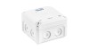 Puszka naścienna 85x85x54mm IP66 z membranami biała SNFK08 83168006