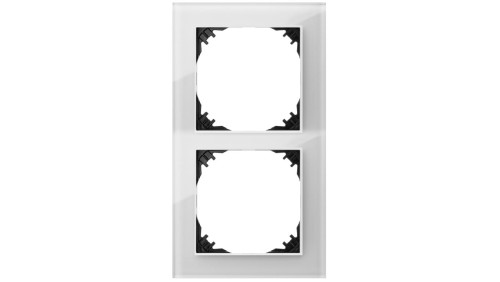 Vestra Ramka podwójna szkło IP20 biały 3872-62