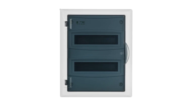 Rozdzielnica modułowa 2x12 p/t ECONOMIC BOX RP 2/24 drzwi transparentne (N+PE) IP40 2515-01