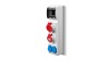 Rozdzielnica budowlana 2x2P+Z/ 3P+N+Z 16A/ 3P+N+Z 32A IP44 szara 6240-00