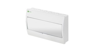 Rozdzielnica modułowa Elegant 1x18 natynkowa IP40 N+PE drzwi białe 2404-00