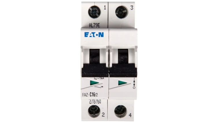 Wyłącznik nadprądowy 2P C 16A 15kA AC FAZ C16/2 278760