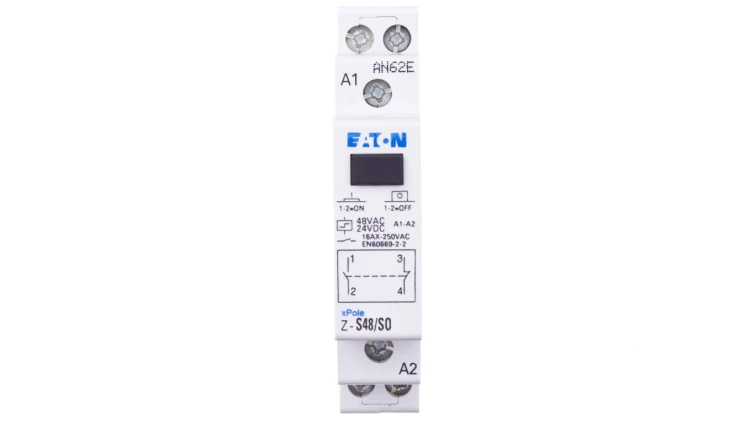 Przekaźnik impulsowy 16A 48V AC 1Z 1R Z-S48/SO 265538