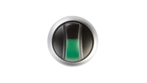 Napęd przełącznika 2 położeniowy zielony z podświetleniem bez samopowrotu M22-WRLK-G 216827