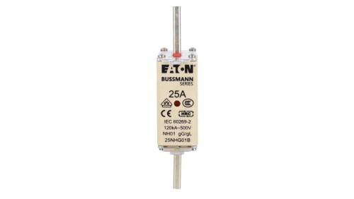 Wkładka bezpiecznikowa NH1 25A gL/gG 500V 25NHG01B
