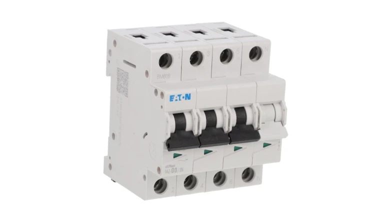 Wyłącznik nadprądowy 3P+N D 3A 15kA AC FAZ-D3/3N 278988