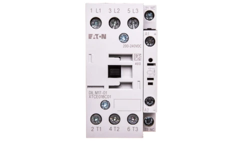 Stycznik mocy 18A 3P 200-240V DC 0Z 1R DILM17-01(RDC240) 277053