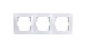 CARLA Ramka potrójna biała 1773-00
