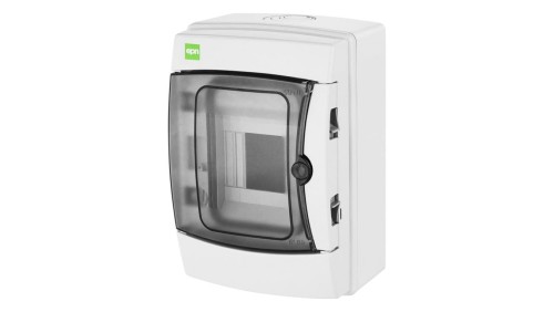Rozdzielnica modułowa hermetyczna 1x4 natynkowa IP65 GALANT PLUS RN 1x4 (N+PE) 1601-01