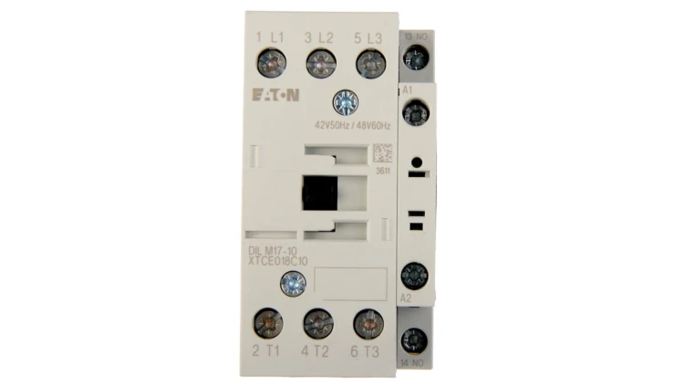 Stycznik mocy 17A 3P 42V AC 1Z 0R DILM17-10(42V50HZ,48V60HZ) 277000