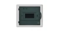 Rozdzielnica modułowa 1x6 p/t ECONOMIC BOX RP 1/6 drzwi transparentne (N+PE) IP40 2511-01