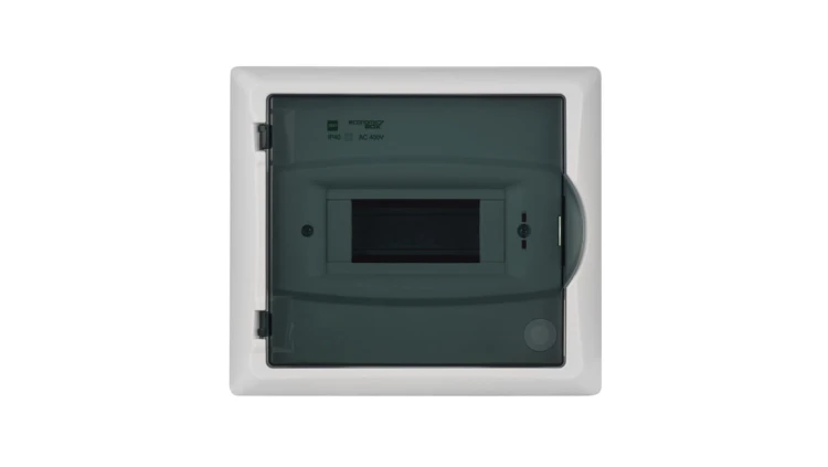 Rozdzielnica modułowa 1x6 p/t ECONOMIC BOX RP 1/6 drzwi transparentne (N+PE) IP40 2511-01