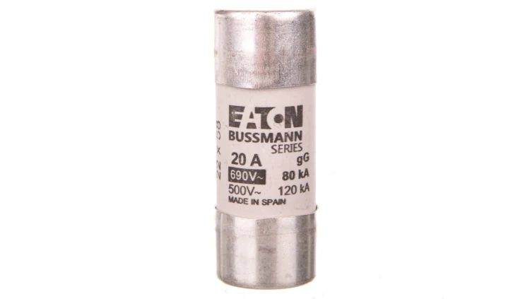 Wkładka bezpiecznikowa cylindryczna 22x58mm 20A gL/gG 690V C22G20