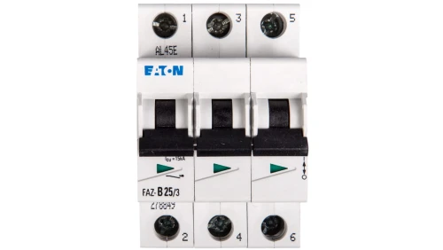 Wyłącznik nadprądowy 3P B 25A 15kA AC FAZ B25/3 278849