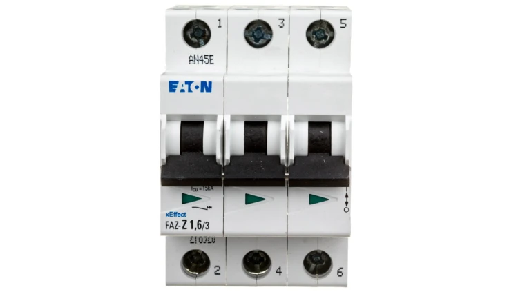 Wyłącznik nadprądowy 3P Z 1,6A 15kA AC FAZ Z1,6/3 278920