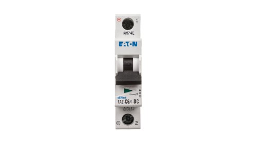 Wyłącznik nadprądowy 1P C 6A 15kA DC FAZ C6/1-DC 279125