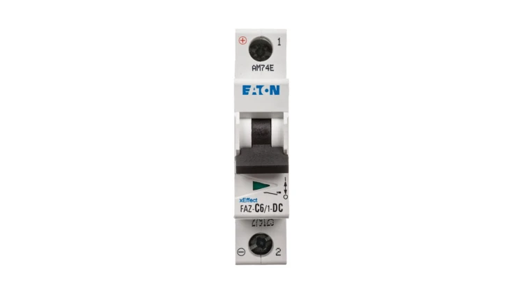 Wyłącznik nadprądowy 1P C 6A 15kA DC FAZ C6/1-DC 279125