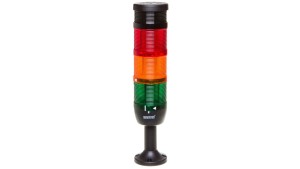 Kolumna sygnalizacyjna kompletna 70mm, 3 człony 230V AC błysk-żółty-zielony+buzzer TK-IK73F220ZM01