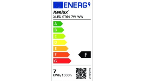 Żarówka LED E27 XLED ST64 7W-WW 725lm 2700K barwa ciepła 29637