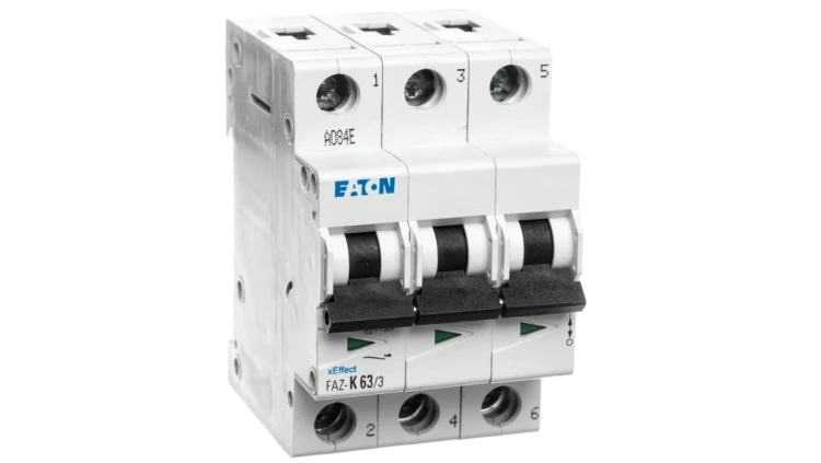 Wyłącznik nadprądowy 3P K 63A 15kA AC FAZ K63/3 278917