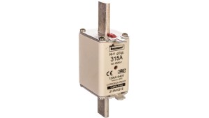 Wkładka NH1 315A 500V gL/gG podwójny wskaźnik 315NHG1B