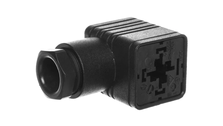 Złącze czujnika żeńskie kątowe 4-pinowe Pg11 DIN 43650 A IP65 XZCC43FCP40B