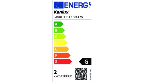 Wąż świetlny 210 DC GIVRO LED 30M-WW 2W/M 110lm/m 3000K IP65 rolka 30mb Odporność UV zasilanie przelotowe 38573