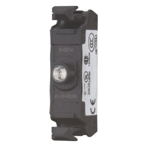 Oprawka z LED płaska niebieska 12-30V AC/DC M22-FLED-B 180796