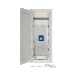 Rozdzielnica multimedialna podtynk. IP30 1x14 superpłaska, drzwi wifi KLV-60UPM-W-SF 302423