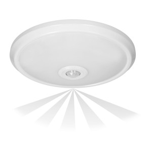Plafon z czujnikiem ZONDA LED 12W, ruchu, 800lm, IP20, 4000K, poliwęglan mleczny, biały AD-PL-349WLPMR4