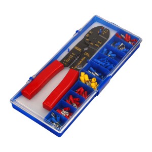 Zestaw tulejek+zaciskarka 10x10 OR-AE-13136