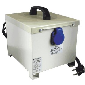 Transformator separacyjny do zasilania elektronarzędzi PFN4201/2801 230/230V 4200VA 1xGS IP44 16152-9984