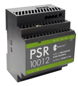 Zasilacz impulsowy PSR 10012 230/ 12VDC 7,1A na szynę DIN, Uzas: 85-264VACVAC, Ta70, 17000-1565
