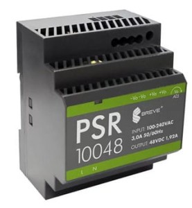 Zasilacz impulsowy PSR 10048 230/ 48VDC 1,92A na szynę DIN, Uzas: 85-264VACVAC, Ta70, 17000-1568