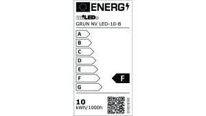 Projektor GRUN NV LED-10-B 800lm 4000K barwa neutralna IP65 czarny 31390