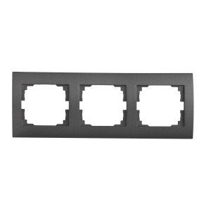LOGI Ramka potrójna pozioma Grafit 021480041 25296