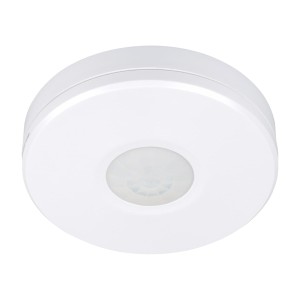 Czujnik ruchu PIR ZONA MINI WT-W 200VA 360st. IP65/20 IIkl. okrągły biały 37365