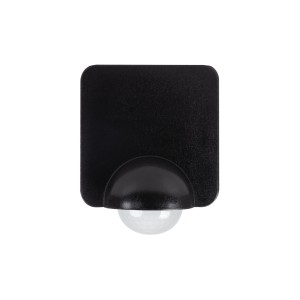 Czujnik ruchu PIR SENSQUARE-B 1200VA 360st. IP54 IIkl. kwadratowy ścienny czarny 37369