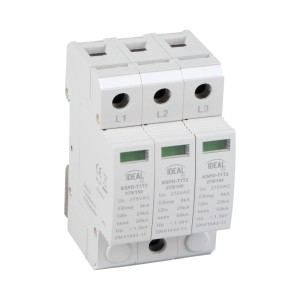 Ogranicznik przepięć B+C Typ 1+2 3P 25kA 1,5kV limp=8kA KSPD-T1T2 275/150 3P 36315