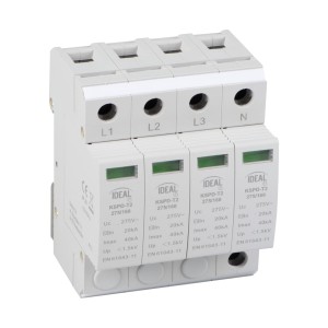 Ogranicznik przepięć C Typ 2 3P+N 20kA 1,5kV KSPD-T2 275/160 3P+N 36312