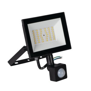 Projektor z czujnikiem GRUN NV LED-30-B-SE 2650lm 4000K barwa neutralna IP44 czarny 31399