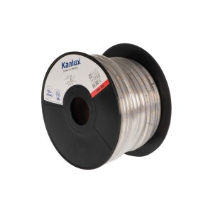 Wąż świetlny 210 DC GIVRO LED 15M-RE 2W/M 6lm/m barwa czerwona IP65 rolka 15mb Odporność UV zasilanie przelotowe 38581