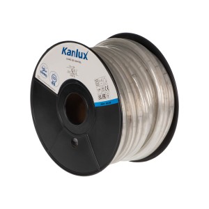 Wąż świetlny 210 DC GIVRO LED 30M-BL 2W/M 9,5lm/m barwa niebieska IP65 rolka 30mb Odporność UV zasilanie przelotowe 38588