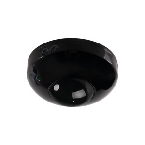 Czujnik ruchu PIR ZONA JQ-37-B/B 1200VA Ø11,5 max 8,5m 360/120 st. IP20 IIkl. nastropowy czarny 37379