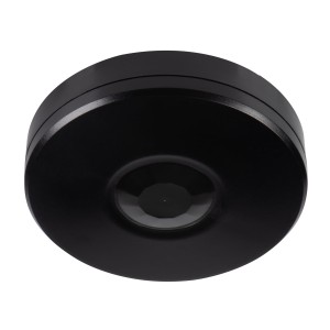 Czujnik ruchu PIR ZONA MINI WT-B/B 2000VA Ø11 max 6,5m 360 st. IP65/20 IIkl. nastropowy czarny 37374