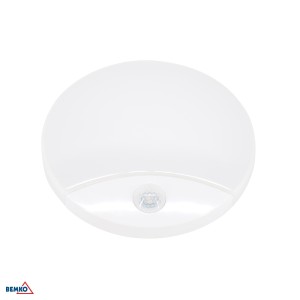 Plafoniera LED TAWAN 10W 4000K 940lm IP44 FI-25cm czujnik PIR C38-ST41-104-PIR