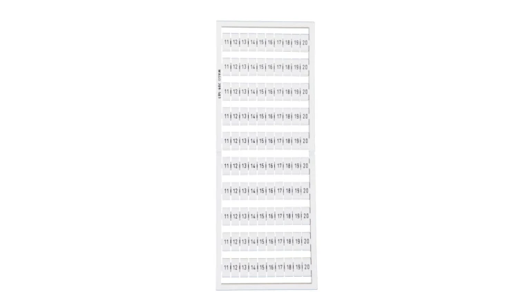 Ramka z oznacznikami 10x 11-20 209-503 /5szt./