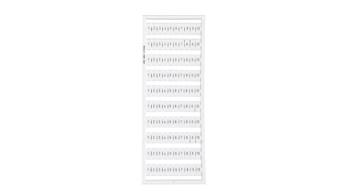 Ramka z oznacznikami 10x 1-10 209-502 /5szt./