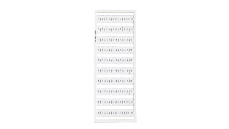 Ramka z oznacznikami 10x 1-10 209-502 /5szt./
